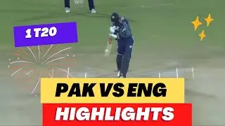 Pakistan vs England 1st t20 highlights|Babar Azam and Rizwan power play bating highlights