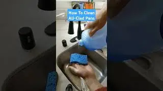 Bar Keepers Friend really works! #allclad #barkeepersfriend #cookware