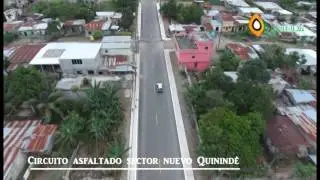 #ObraCumplida Circuito asfaltado sector Nuevo Quinind&eacute;,Administraci&oacute;n 2014 &ndash; 2019.