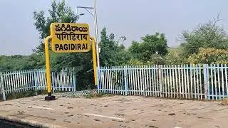 Train crossing pagidirai| Andhra Pradesh| India|