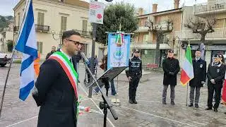 Roseto degli Abruzzi. Svelamento della 3&deg; Pietra d'inciampo Stolpersteine ad Alberto Andrietti