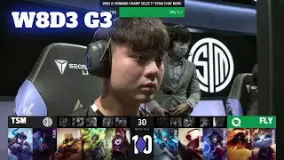 TSM vs FLY | Week 8 Day 3 S12 LCS Summer 2022 | TSM vs FlyQuest W8D3 Full Game