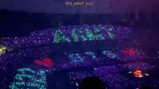 #BTS #Lightsticks #ARMYCHANTS Day 2 ARMY❤️ #FANCAM AND DAY3 WAS BTS❤️ARMY