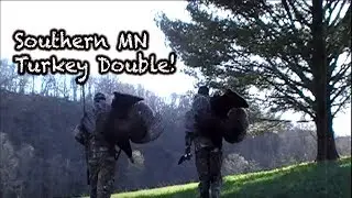 2018 Southern Minnesota Turkey Double! | Cody's First Bird!