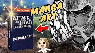 These NEW Attack on Titan Cards are INSANE!! Universus AOT Pre-Release Box Opening
