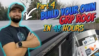 How to install a GRP roofing system - Part 4: Applying the topcoat and finishing touches