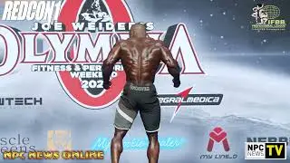 2023 IFBB Pro League Men&rsquo;s Physique Olympia Brandon Hendrickson Prejudging Posing 4K Video