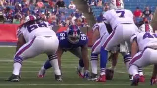 Campbell Football - New York Giant Greg Milhouse - NFL Dreams Come True