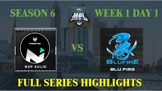 NXP SOLID VS BLU FIRE FULL SERIES HIGHLIGHTS | MPL PH S6 WEEK 1 DAY 1