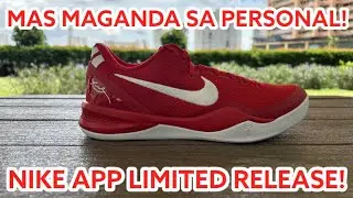Распаковка, обзор и описание кроссовок KOBE 8 PROTRO UNIVERSITY RED | Ограниченный релиз приложения Nike