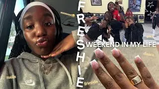 FRESHIE WEEKEND IN MY LIFE!💃🏾 |  back on the grind!😆, work, friends 