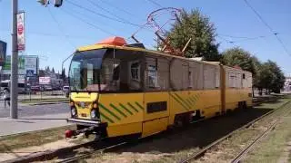 Трамвай КТ4СУ №1053 после модернизации. Tram KT4SU №1053 after modernization.