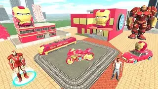 Franklin Change House to Iron Man City in Indian Bike Driving 3D