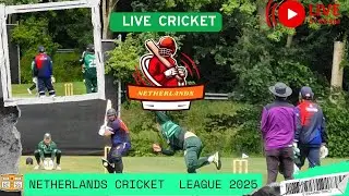 MATCH DELAYED Live Netherlands Cricket League 2025 |AMSTERDAM vs Groen&Wit