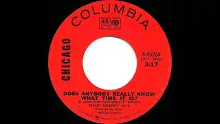 1970 HITS ARCHIVE: Does Anybody Really Know What Time It Is? - Chicago (mono 45)