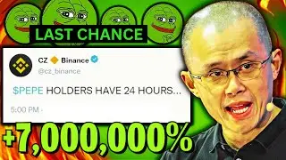 PEPE COIN UPDATE: CEO OF BINANCE JUST GIVE AN SERIOUS MESSAGE TO PEPE COIN HOLDERS,