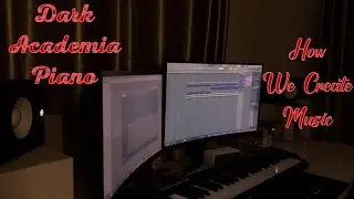 A Peaceful Creative Day with Dark Academia Piano 🎹 How We Create Music for Ashen Codex