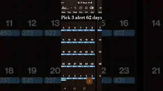 Pick 3 alert the 17 Pair has not fallen in 62 days Illinois evening draw 🤑