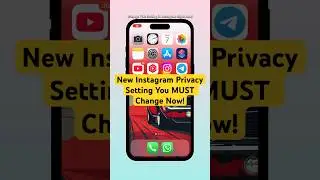New Instagram Privacy Setting You MUST Change Now! #shorts #instagram