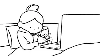When you want to skip ahead in a zoom lecture (Animation)