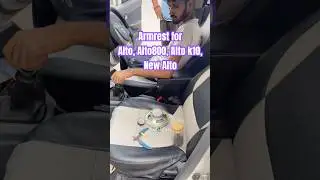 Armrest diy fitting in Alto, Alto k10, Alto 800, New Alto #shorts #cars #cararmrest #diy #diyvideos