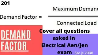 Demand Factor || Why the Value Of Demand Factor Is Always Less Then One ||