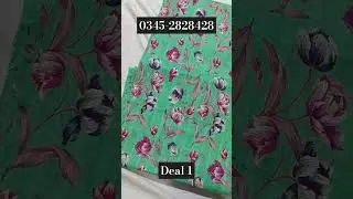 Deal 1 by H&H Fabrics #alloverprint #lawn #khussa #banadora