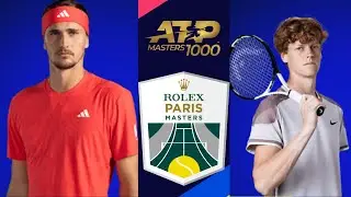Zverev Vs Sinner | ATP Rolex Paris Masters 2025 LIVE Semifinals | Live Score & Match Updates