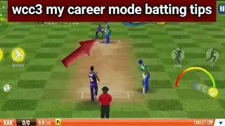wcc3 my career mode batting tips