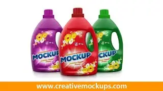 Showcase Your Laundry Products! Editing Detergent Bottle Mockup | Creative Mockups