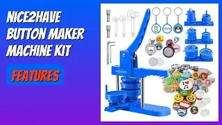 REVIEW (2026): nice2have Button Maker Machine Kit. Features