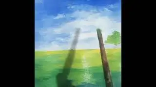 How to paint landscape Acrylic colour painting ,#art #painting #sketchbook #acrylic#acrylicpainting 