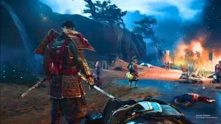 Ghost Of Tsushima PC | Capturing Outpost | Stealth Kills | Intense Battle