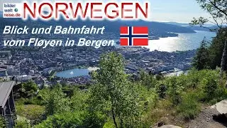 Fl&oslash;ibahn Bergen, Blick und Bahnfahrt vom Floyen