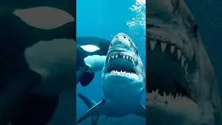 BATTLE OF THE APEXES! Great White Shark vs. Killer Whale! 🦈🐋 | EPIC Underwater Showdown