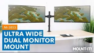 Ultra Wide Dual Monitor Mount | MI-3853 (Features)