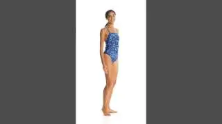 Speedo Women's Pro LT Fractal Bloom Flyback One Piece Swimsuit | SwimOutlet.com