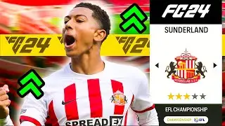 PRVN&Iacute; ROAD TO GLORY KARI&Eacute;RA v FC 24... 😱 | Sunderland kari&eacute;ra EP1