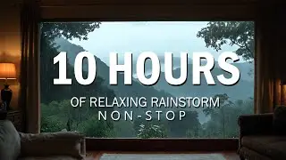 10 Hours Of Relaxing Rain | Sleeping, Relaxing, Stress Relief, Meditation... #relaxing #rainsounds