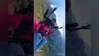 First paragliding experience!!!🥹 Bir Billing India  *pls tilt your phones*