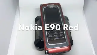 Nokia E90 Red, business class,  rare phone, Unlocked, 100% Original