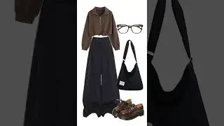 Simple College Outfit Idea | Minimal & Comfortable Campus Look
