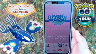 ¡REGISTRO a KYOGRE PRIMIGENIO y CAPTURO MUCHOS SHINIES en el Pokémon GO TOUR de LAS VEGAS! [Keibron]