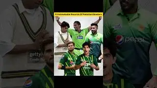 5 Unbreakable Records Of Pakistani Bowlers #cricket