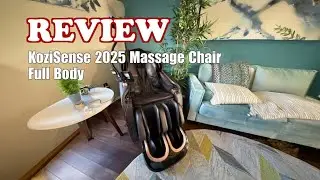KoziSense 2025 Full-Body Zero-Gravity SL-Track Shiatsu Massage Chair Review