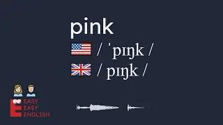 How to pronounce pink? US English UK English IPA Audio Waveform 👩👨 How to say pink?