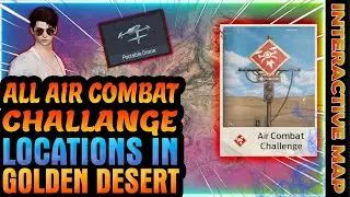 All Air Combat Challenge Locations in Golden Desert