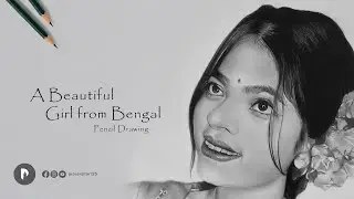 How to Draw a Beautiful Indian Girl | Indian Girl Drawing