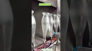 How these stunning frosted glass bottles are made?  #craftdistillery #glassbottle #distillerylife