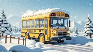 The Wheels on the Bus &ndash; Winter Snowy Ride | Nursery Rhymes & Kids Songs